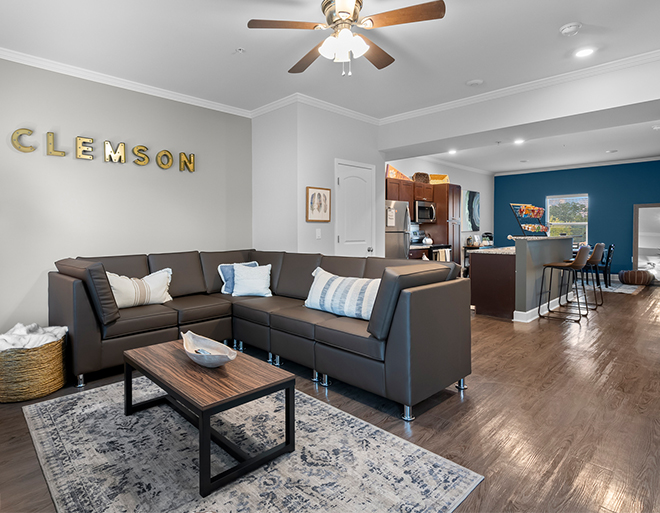 furnished living space
