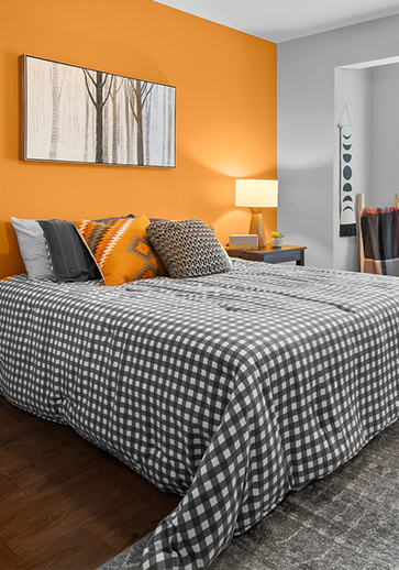 furnished bedroom