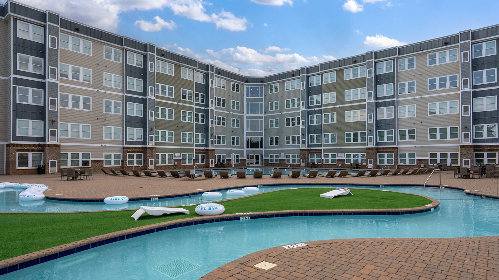 resort style pool